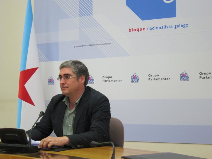 Carlos Aymerich, portavoz del Grupo Parlamentario del BNG