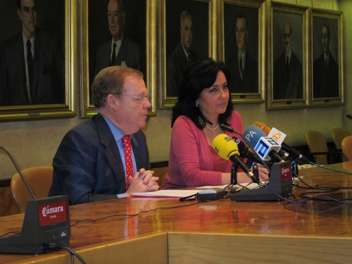 Severino García Vigón junto a Paloma Sainz