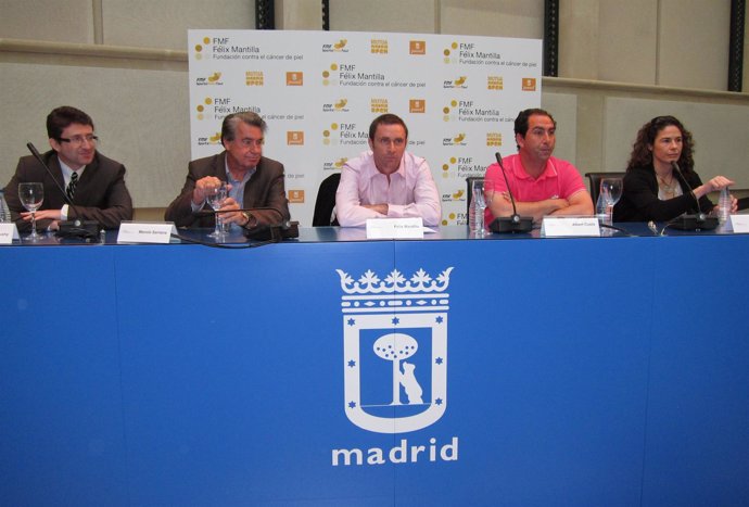 Josep Malvehy, Manolo Santana, Félix Mantilla, Albert Costa y Vivi Ruano.
