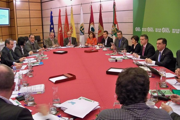 Reunión de la ejecutiva del PNV en Sabin Etxea para abordar medidas urgentes par