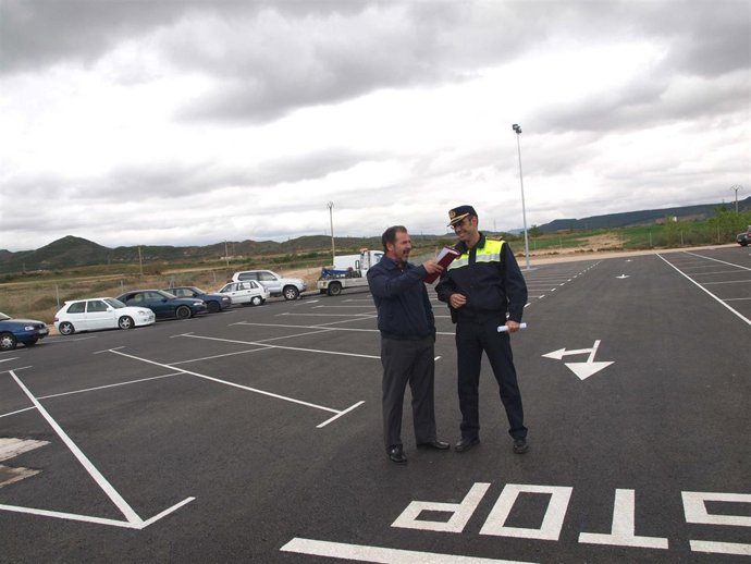 Imagen de De la Fuente durante la visita