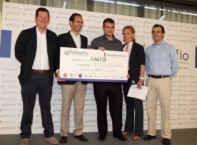 La Fundación Seve Ballesteros dona 100.000 euros al CNIO.