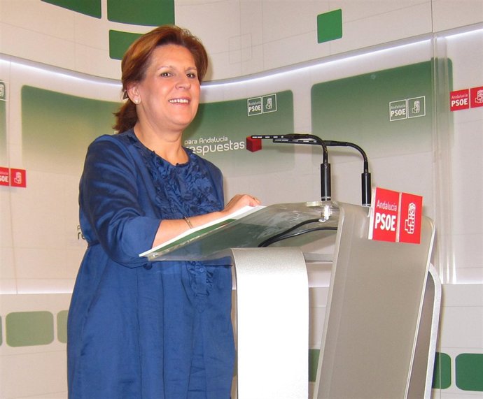 Rosa Torres, este lunes en rueda de prensa