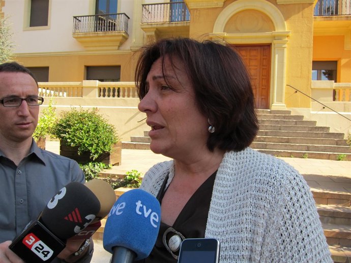 La Portavoz De La Federación De Enseñanza De CC.OO. Montse Ros