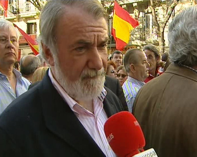 Multitudinaria manifestación de AVT en Madrid