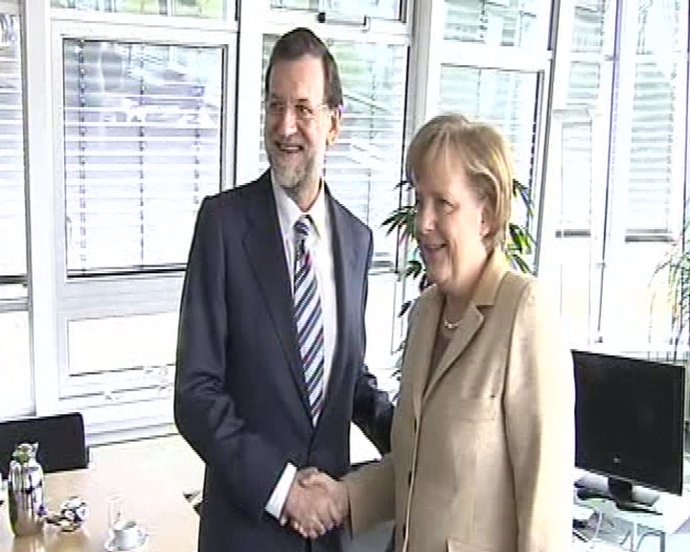 Rajoy se reúne con Ángela Merkel