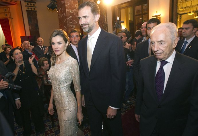 El Príncipe Felipe Y La Princesa Letizia En Israel