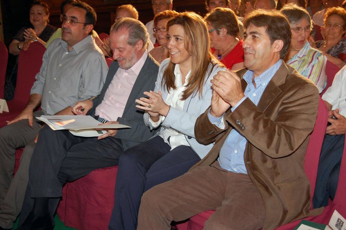 Susana Díaz, Villalobos Y Manuel Benítez.