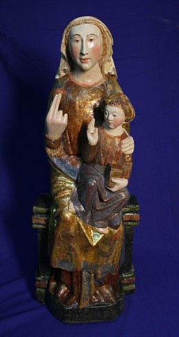 NP RESTAURACIÓN TALLA S. XIV EN CABRIA (PALENCIA).