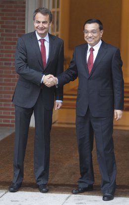 Li Keqiang y Zapatero