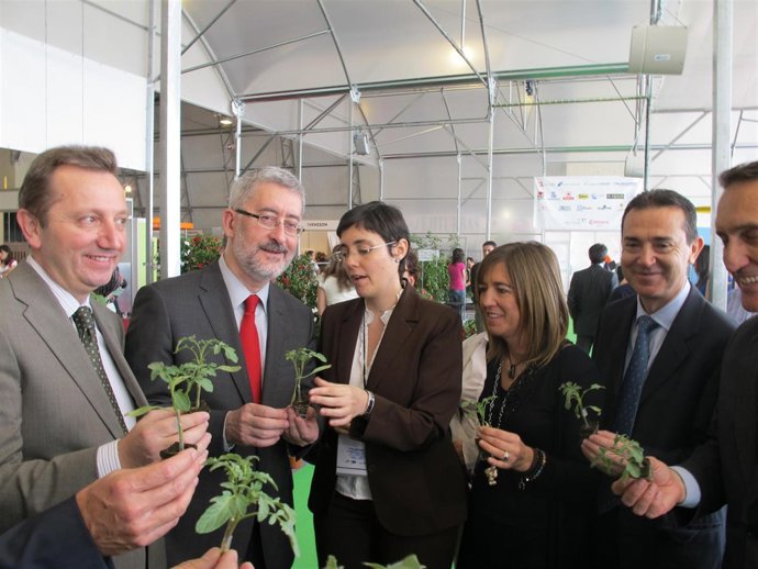 Los consejeros, en la clausura de Expo Agro