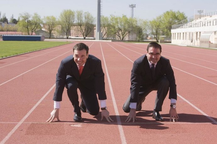 Tomás Gómez Y El Alcalde De Collado Villalba