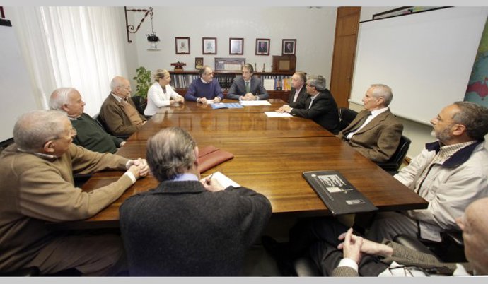 De la Serna en la reunión. 