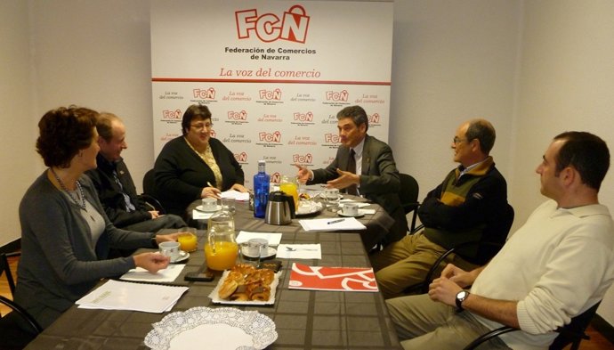 Reunión Mantenida Entre La Federación De Comercio De Navarra Y CDN.