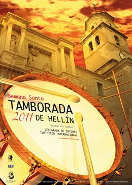Cartel Tamborada Hellín 2011