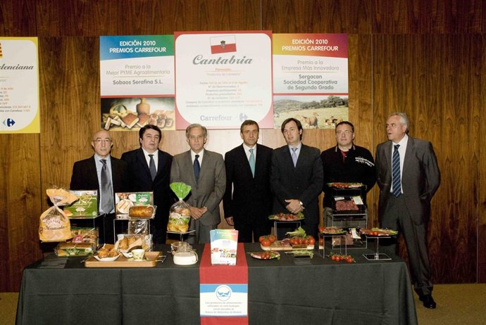 Sobaos Serafina y Segarcan, premiados en los Premios Carrefour a las pymes