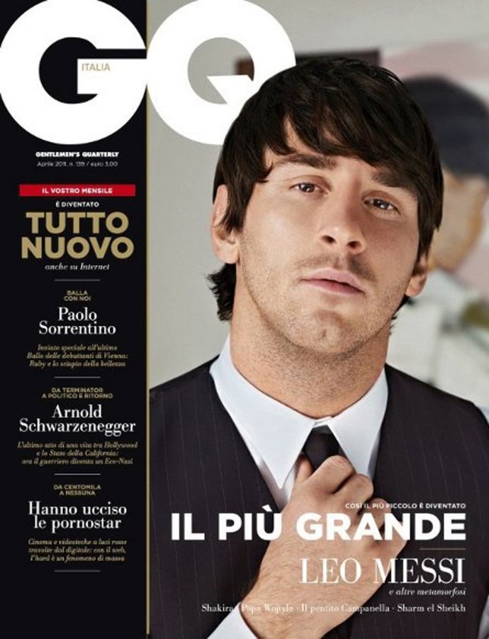 Leo Messi En La Portada De GQ