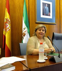 La Consejera De Agricultura Y Pesca De La Junta De Andalucía, Clara Aguilera.