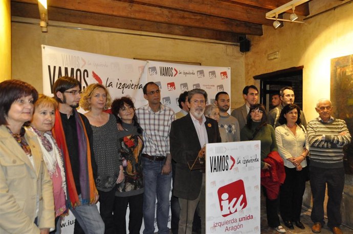 Candidatura De IU-Zaragoza A Las Cortes 2011.