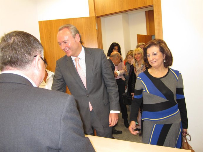 Alberto Fabra Presentando La Lista Autonómica Del PP Por Castellón