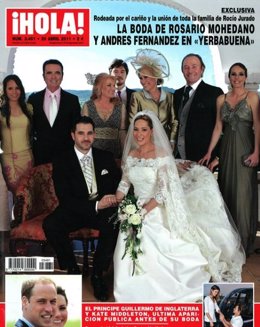 Portada De La Revista '¡Hola!' Con La Boda De Chayo Mohedano