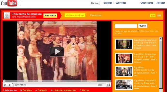 Canal De Las Agustinas Descalzas