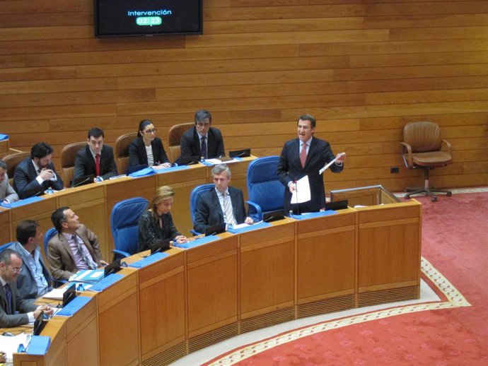 Feijoo Responde Preguntas En El Pleno 13 De Abril