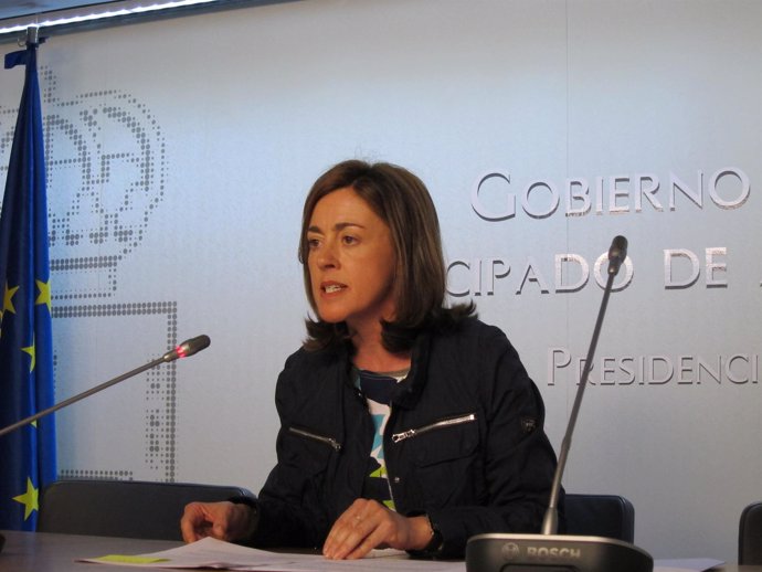 Ana Rosa Migoya Durante La Rueda De Prensa. 