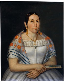Dejongh. Retrato Femenino (México, 1844). 