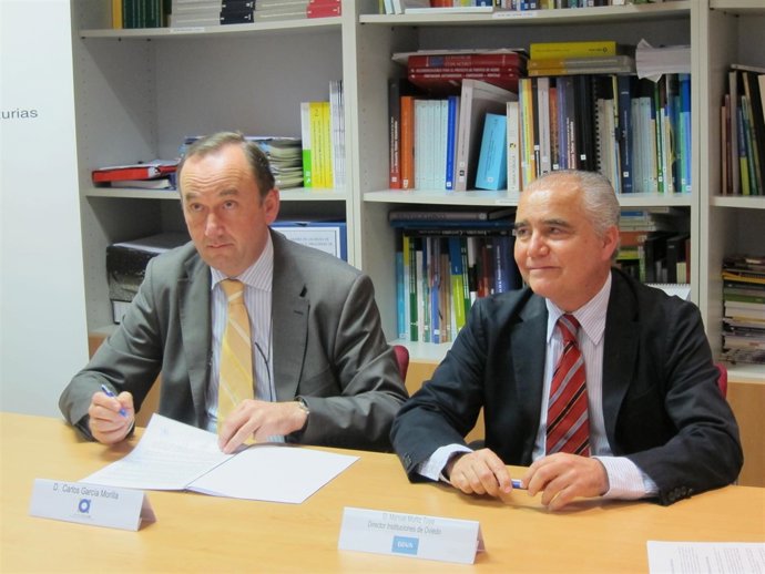 El Presidente De Asturgar Firma Un Convenio Con BBVA