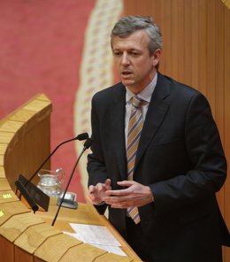 O Conselleiro De Presidencia  Interven No Pleno Do Parlamento 