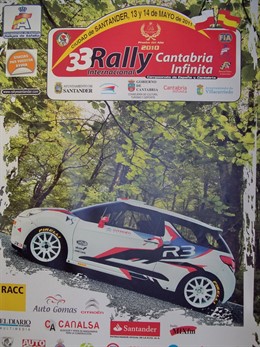 Cartel 33 Rallye Internacional Cantabria Infinita