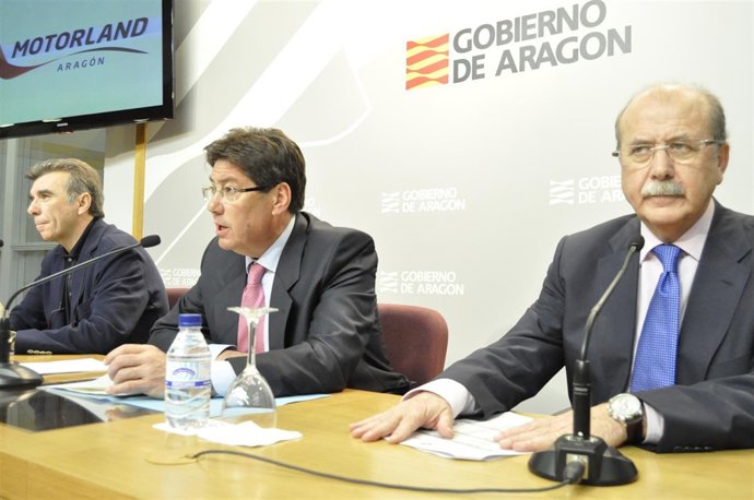 Arturo Aliaga, Antonio Gasión Y Jaime Alguersuari, De Motorland.