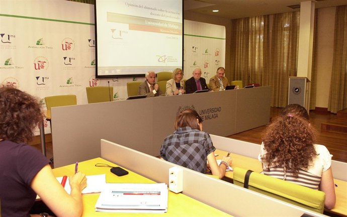 Presentación calificación de profesores de los másteres oficiales de la UMA