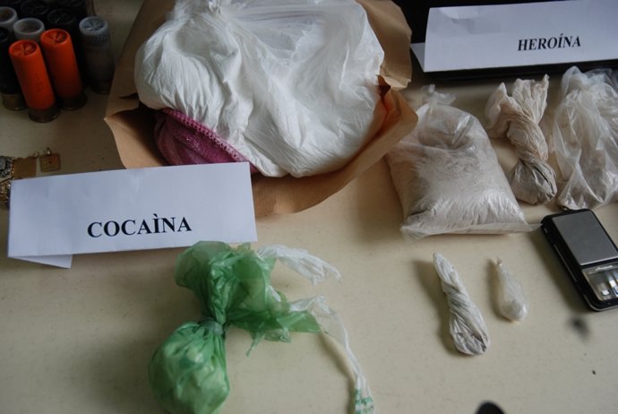 Droga Intervenida En Linares.