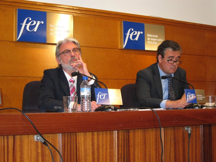 Miguel Pascual, Presidente FER Comercio, Y David Ruiz, Secretario FER Comercio