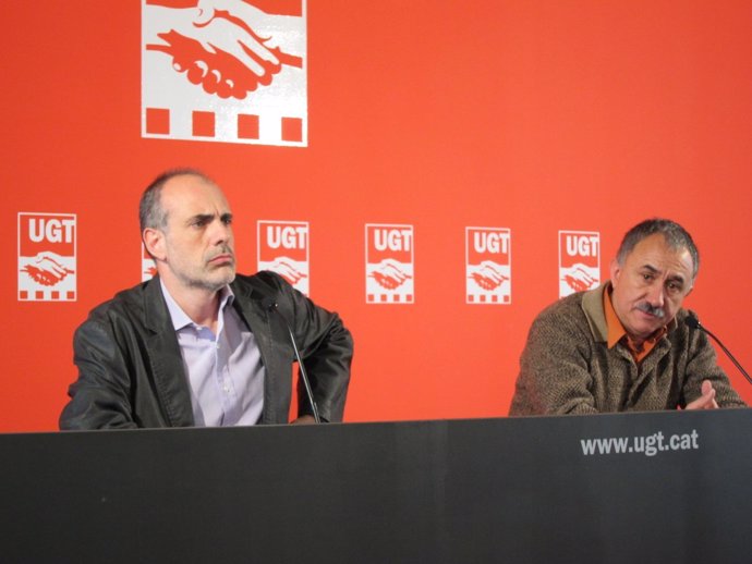 Joan Ridao (ERC) Y Josep Maria Álvarez (UGT)