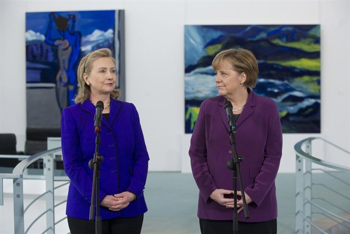 Hillary Clinton Y Angel Merkel