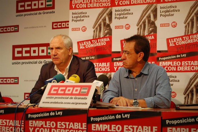 El Secretario General De CCOO De Andalucía, Francisco Carbonero, En Granada