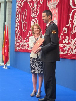 Aguirre Durante La Entrega De Premios