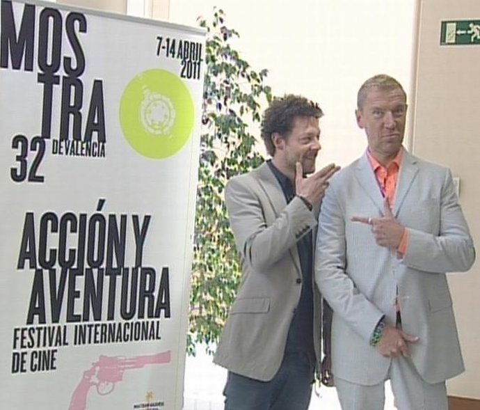 El Actor Richard Coyle Y El Director Renny Harlin En La Mostra 