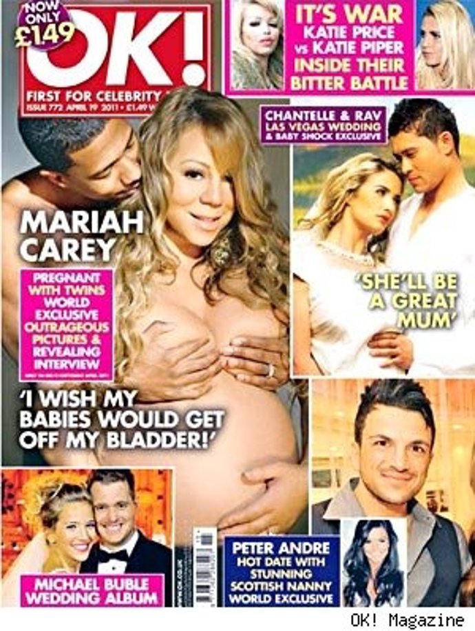 Mariah Carey Y Su Marido Nick Cannon Desnudos En La Portada De 'Ok!'
