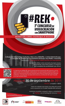 Cartel Del Concurso Del Museo Del Libro De Burgos.