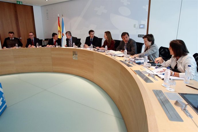 alberto nunez feijoo preside a reunion do consello da xuntafoto: ana varela