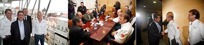 El Presidente De Cantabria Recibe A Los Regatistas