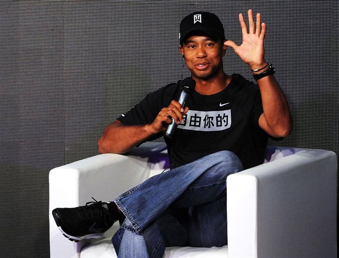 Tiger Woods, En Un Acto Promocional En China