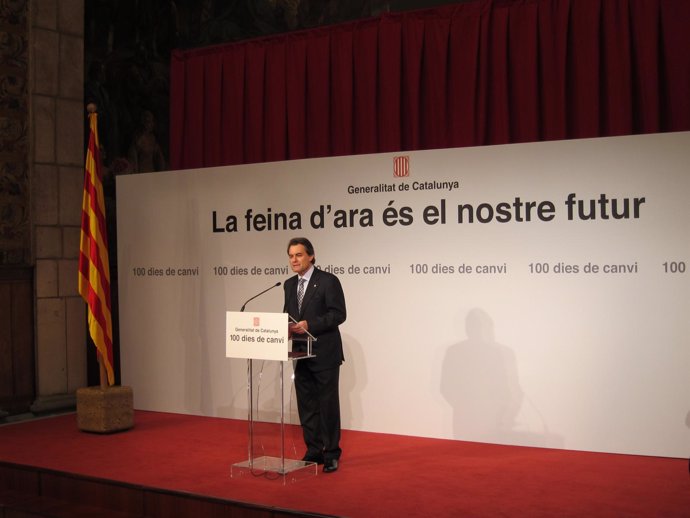 Artur Mas, presidente de la Generalitat