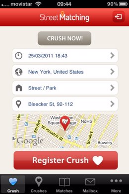 Aplicación Streetmatching Desde Itunes 