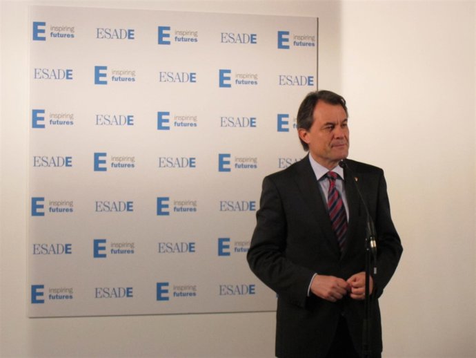 El Presidente De La Generalitat, Artur Mas, En Esade