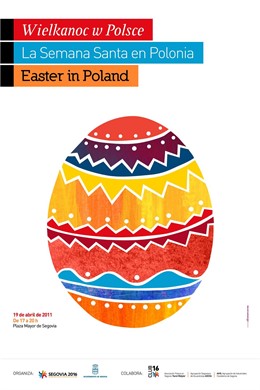 Cartel De La Muestra Sobre La Semana Santa De Polonia En Segovia